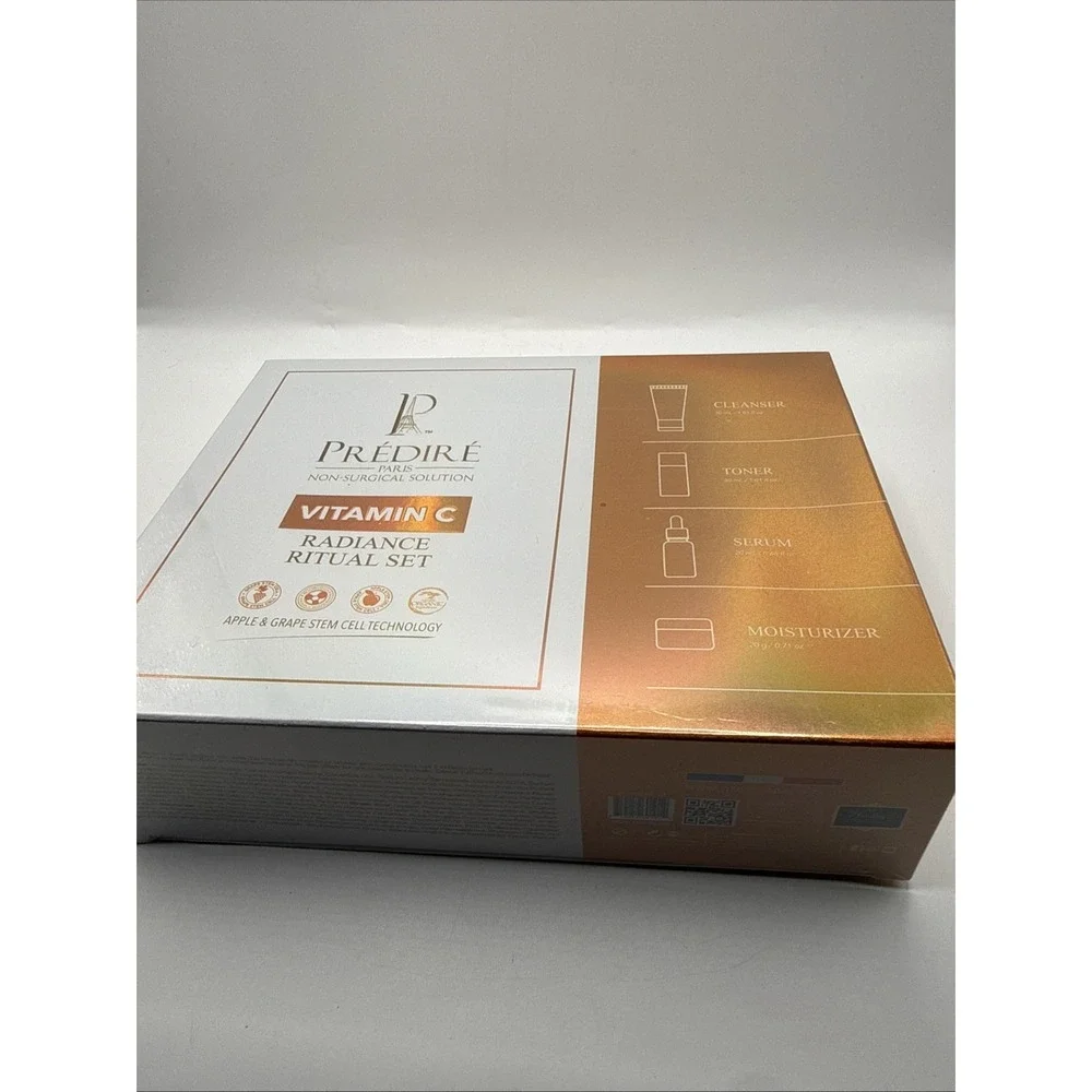 Prédiré Paris Vitamin C Radiance Ritual Set Cleanser Toner Serum MSRP $269